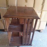 Swivel library lectern walnut b pichon in lyon XlXe