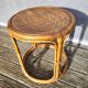 Jungle coffee table • Vintage rattan side table