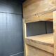 2m pine counter or central island with storage