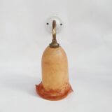 Swan neck and glass paste wall light