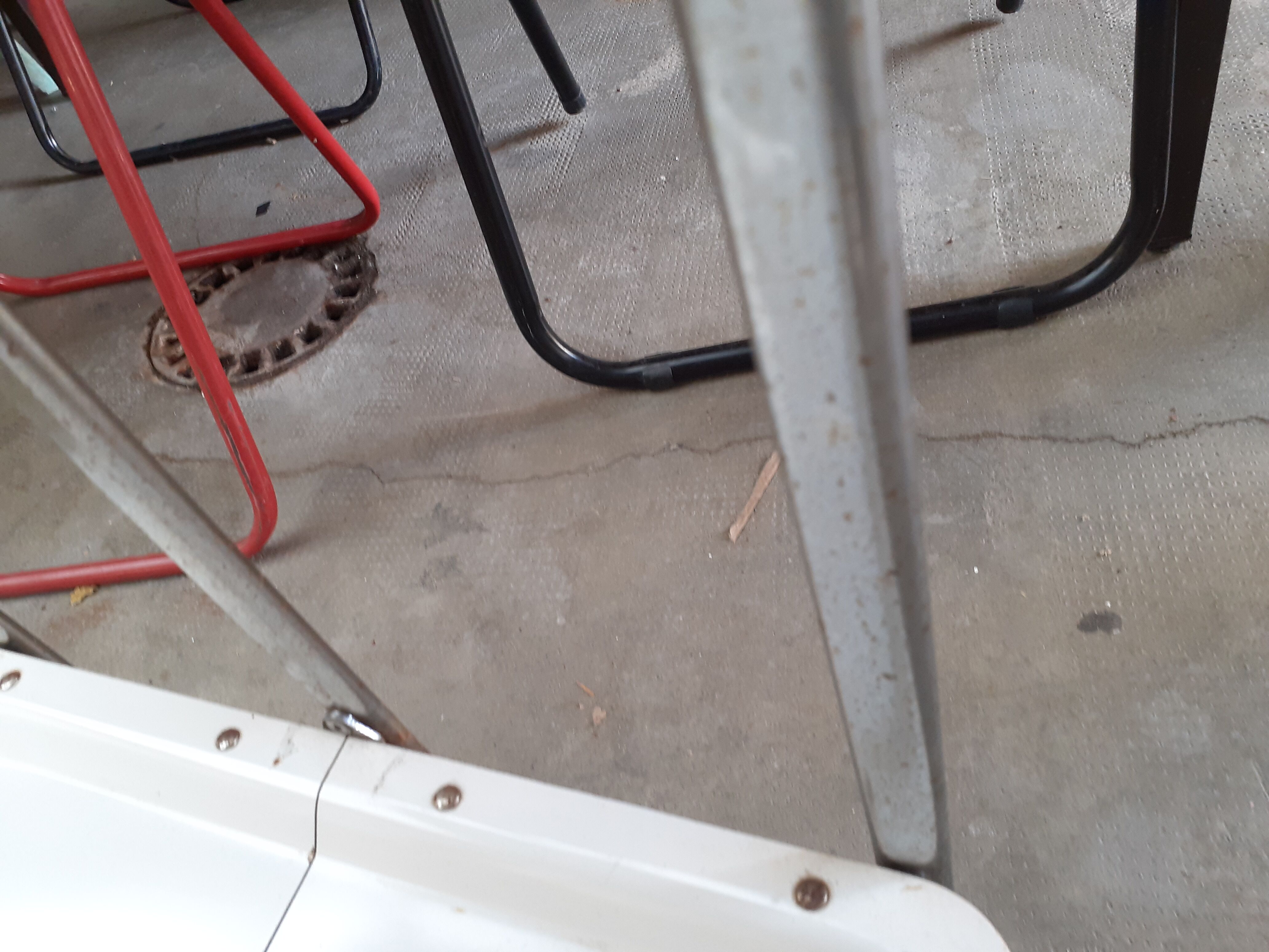 Vintage seventies serving table