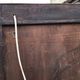 Antique French fruitwood bonnetiere armoire, 18th century