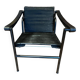 Vintage Le Corbusier Black Cowhide Armchair, Model LC1 by Cassina, 1970