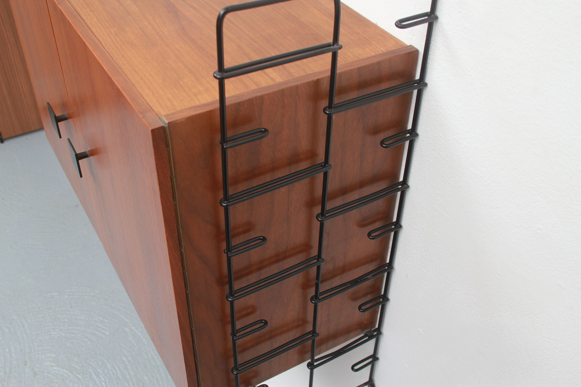 1960s wall unit in walnut
