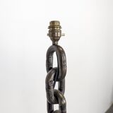 Chain floor lamp in the spirit of Franz West.