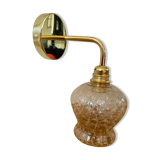 Wall lamp with vintage globe