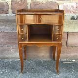 Vintage walnut regence style side table 1950