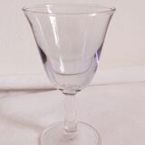 Six vintage polychrome glasses