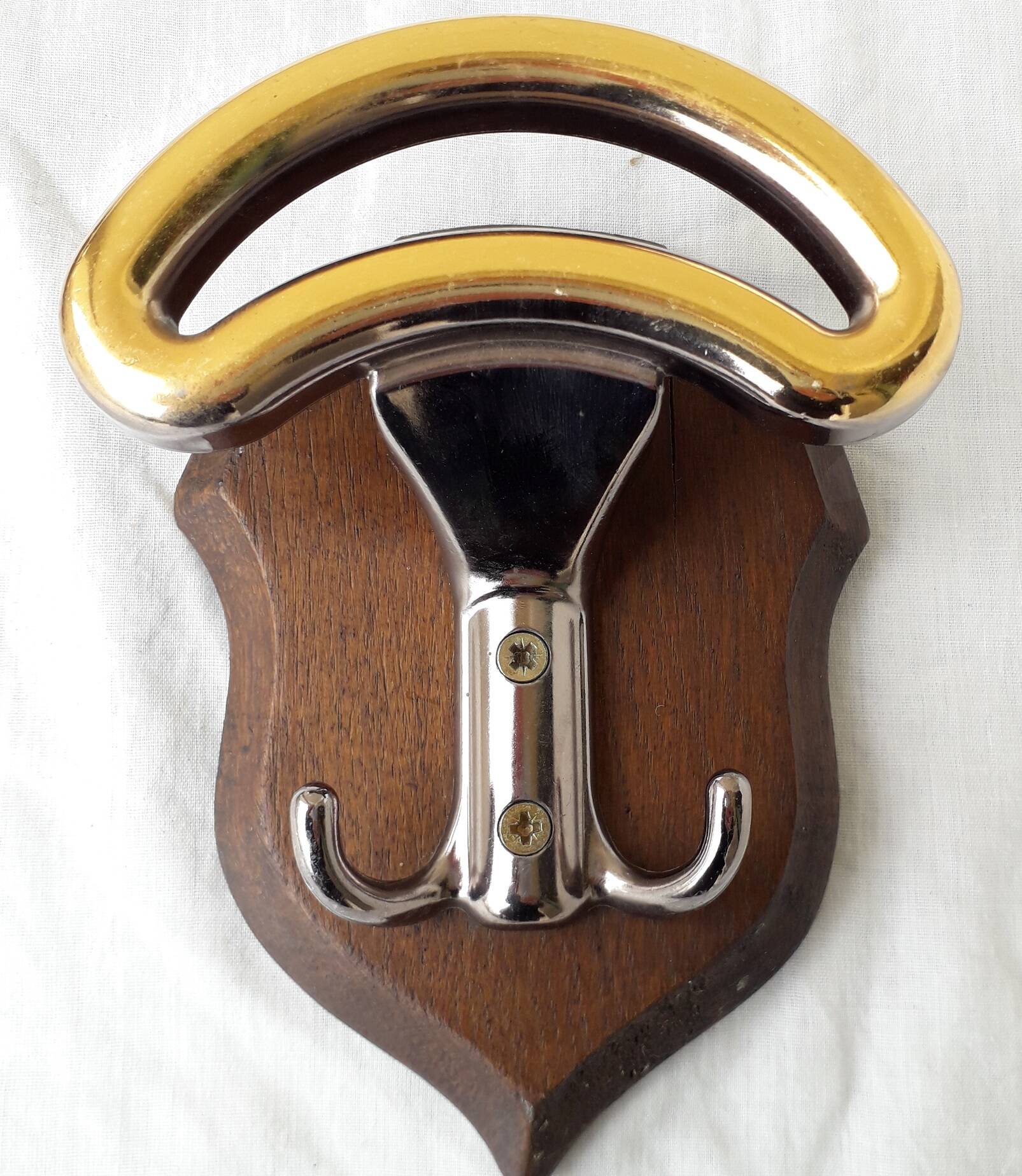 Patères métal chromé