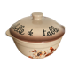 Saint Amand earthenware table bin