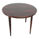 Scandinavian rosewood round dining table
