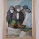Original mid-century Swedish oil on panel – abstract by Stig Wernheden – vintage & framed – 74 × 54.5 cm (29.1" × 21.5")