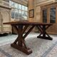 Solid oak farmhouse table