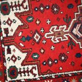 Tapis Vintage Hamadan en Laine, Années 1970, Élégance Intemporelle