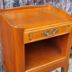 Pair of vintage Louis XV style bedside tables, wood