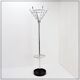 Vintage chrome coat rack with umbrella stand