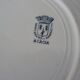 PLATE Saint Amand hamage faience old flowers ACACIA 299112