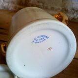 Saint-Uze milk and sugar pot teapot 1900s
