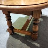 Solid wood coffee table with a drawer