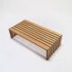 Wood slat bench Walter Antonis for Arspect 1970's