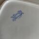 Plat carré en porcelaine