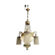 Antique italian liberty chandelier lamp, 1930s