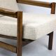 Fauteuil vintage en boucle beige, 1970