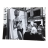 Photographie, femme Bruxelles publicité lingerie, années 90