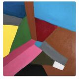 Tableau Abstrait Huile au Couteau