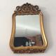 Old Louis XVI style mirror in gilded wood 68 x 39cm