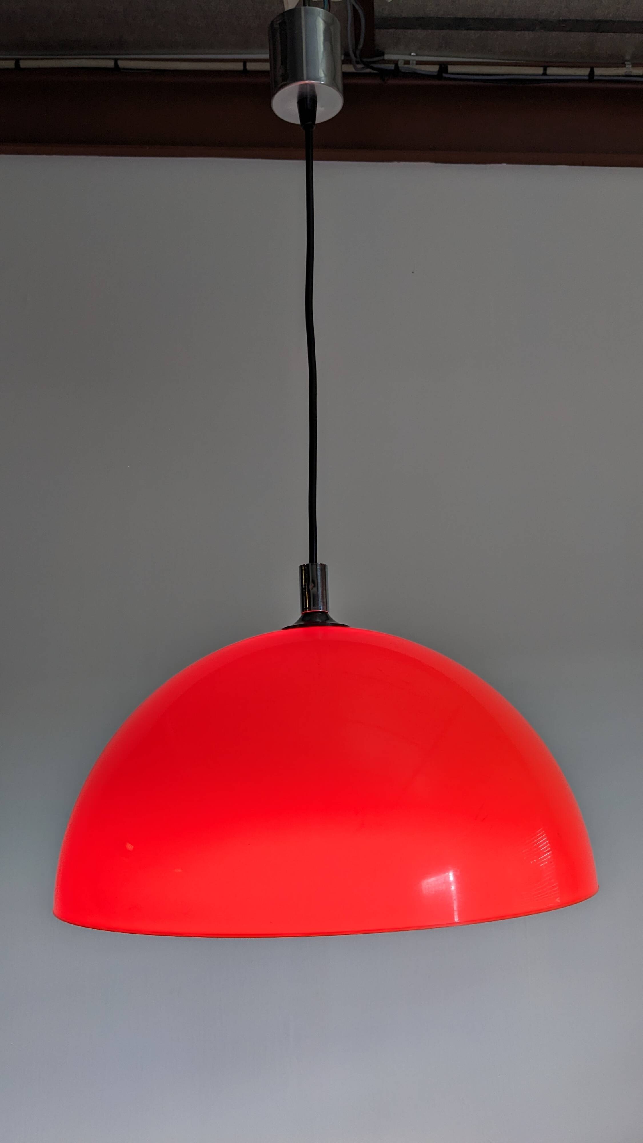 Suspension dôme Space age années 60/70