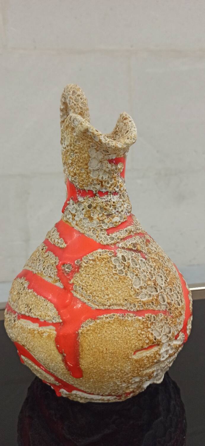 Ceramic vase from Vallauris, 70's