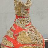 Ceramic vase from Vallauris, 70's