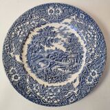 Assiette à dessert English Ironstone England motif Cottage Anglais