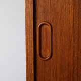 Vintage Swedish teak bookcase