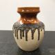 Former beige brown ceramic vase