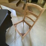 Chaises Louis Philippe barrettes pieds sabres