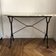 Table bistrot en marbre