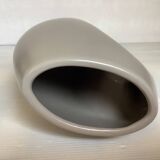 Grey ceramic vase design