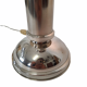 Three vintage bedside lamps in silver