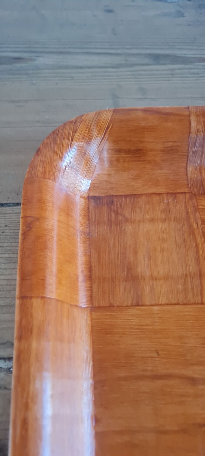 Wooden tray from the 70s