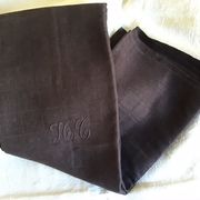 Linen case HC 180x150 purple brown
