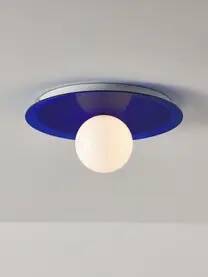 Blue ceiling/wall light