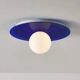 Blue ceiling/wall light