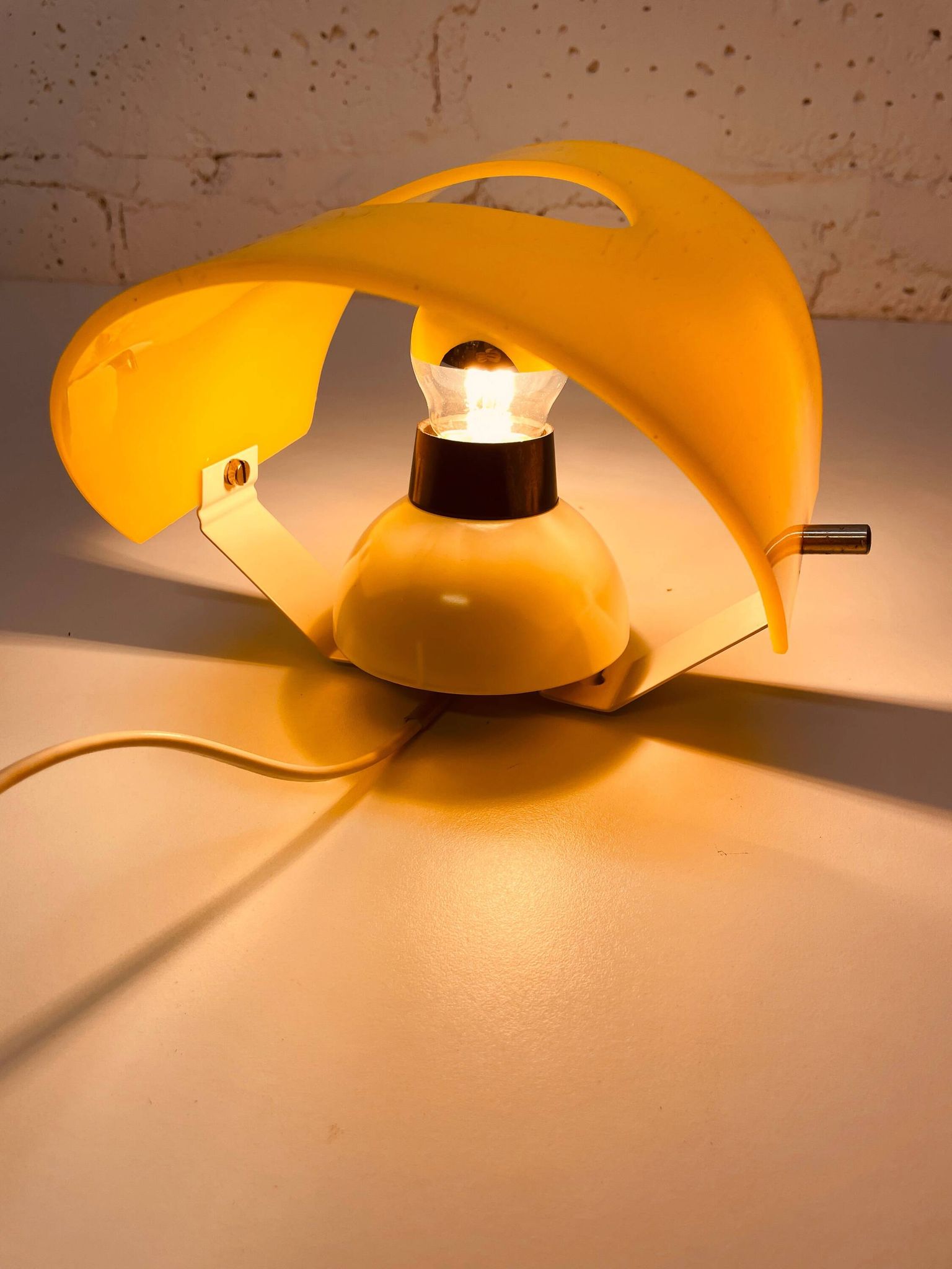 Space age wall lamp, Polam, 1960s.
