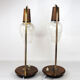 Paire de lampes de table scandinaves du milieu du siècle - Laiton