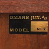 Rosewood bookcase, Danish design, 1970s, manufacturer: Omann Jun