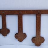 Vintage solid wood coat rack hat rack