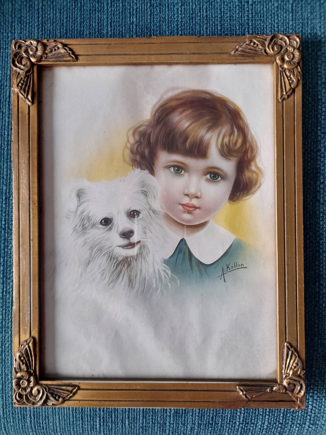 1930s gold frame reproduction by A. Kollin