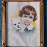 Golden frame from the 30s, reproduction by A. Kollin